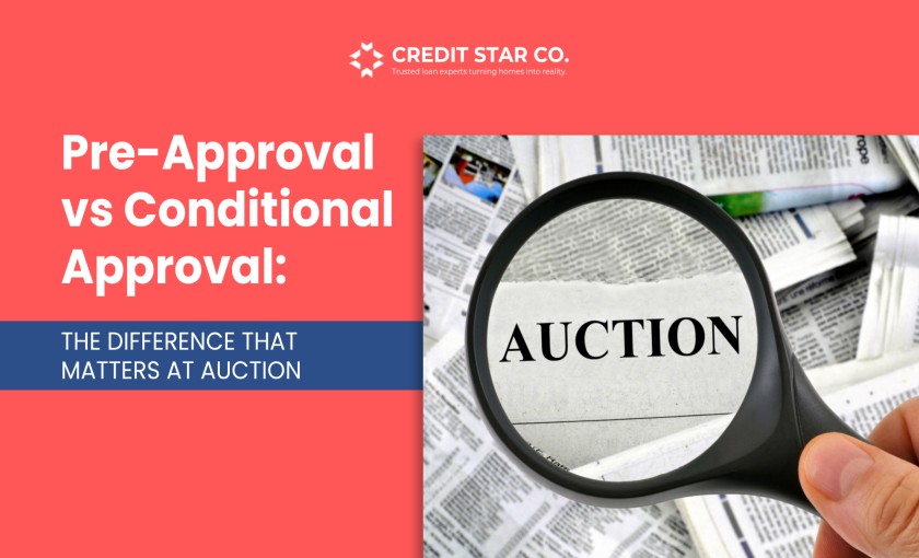 Pre-Approval vs Conditional Approval: The Difference That Matters at Auction